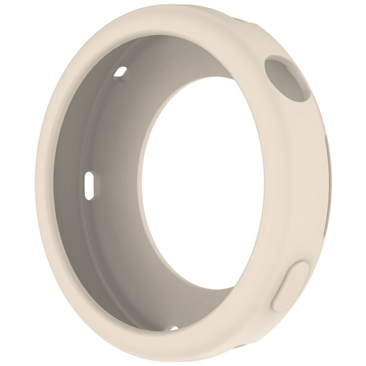 For Huawei Watch GT 5 41mm / Watch GT 4 41mm Case Soft Silicone Protective Frame Cover - Ivory White