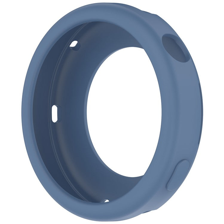 For Huawei Watch GT 5 Pro 42mm Case Soft Silicone Protective Frame Cover - Blue