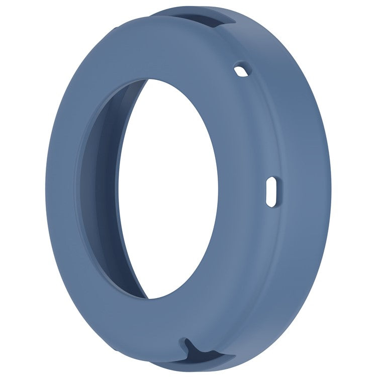 For Huawei Watch GT 5 Pro 42mm Case Soft Silicone Protective Frame Cover - Blue