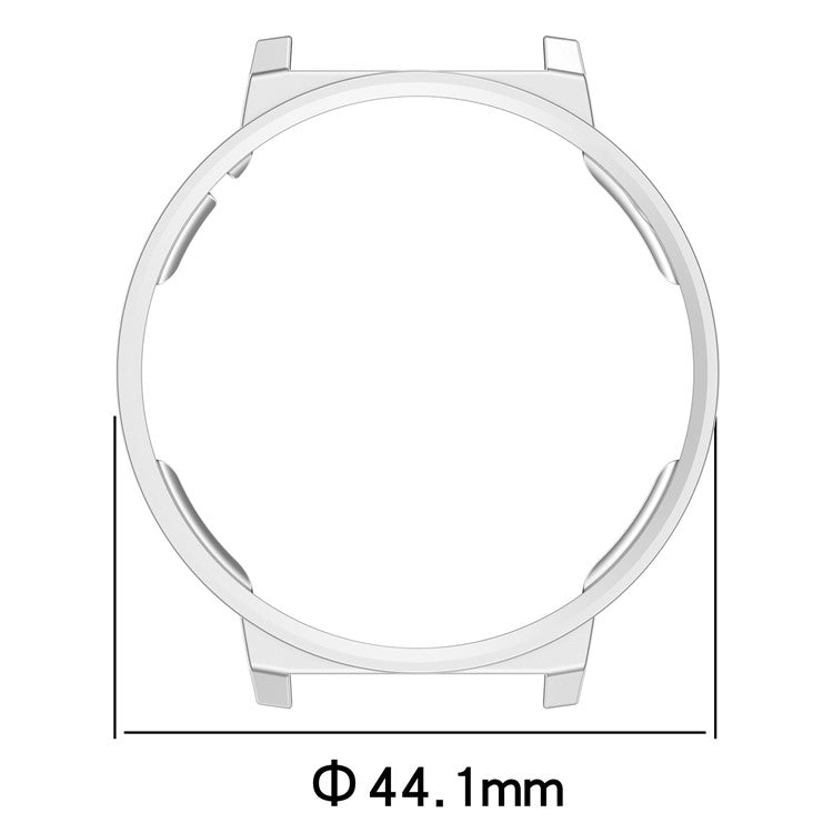 For Huawei Watch GT 5 41mm Half Coverage Hollow-Out Protective Cover PC Watch Frame Case - Black