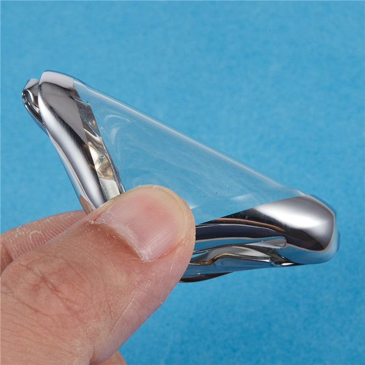 For Apple Watch Series 3 / 2 / 1 38mm Watch Case Electroplating Full Coverage TPU Protective Cover - Silver