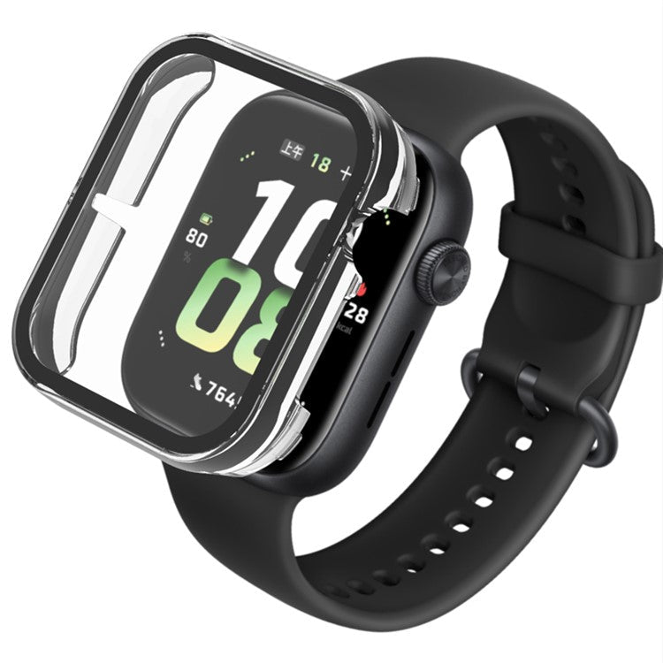 For Honor Watch 5 Anti-scratch Hard PC Watch Case with Built-In Tempered Glass Film - Green