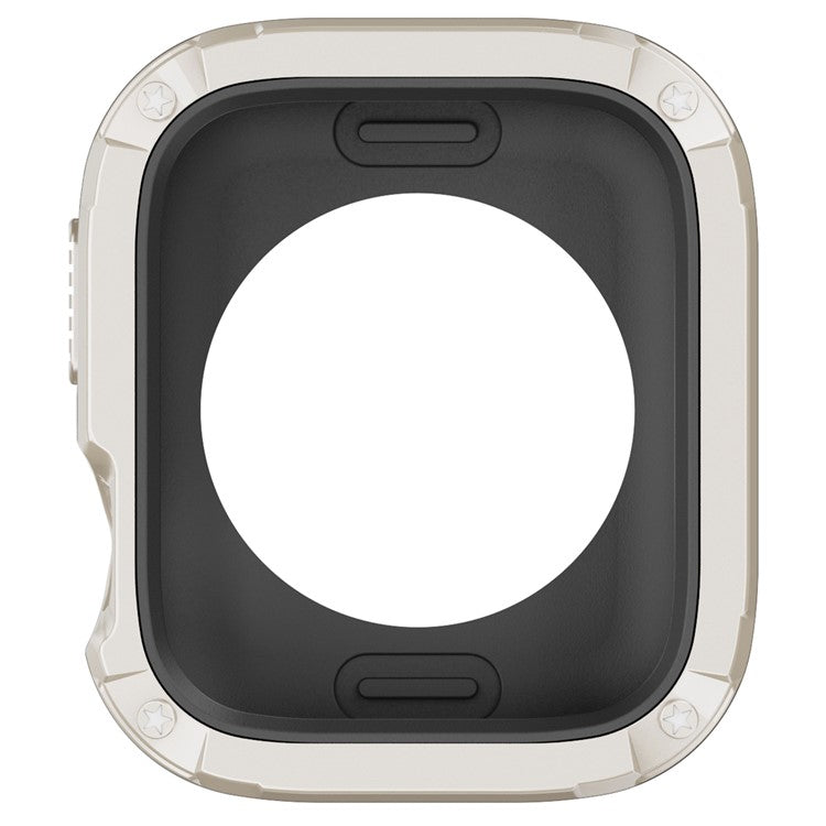 Watch Case Set for Apple Watch Series 9 8 7 SE 6 5 4 41mm 40mm Hard PC+TPU Watch Frame Cover Combo - Starlight