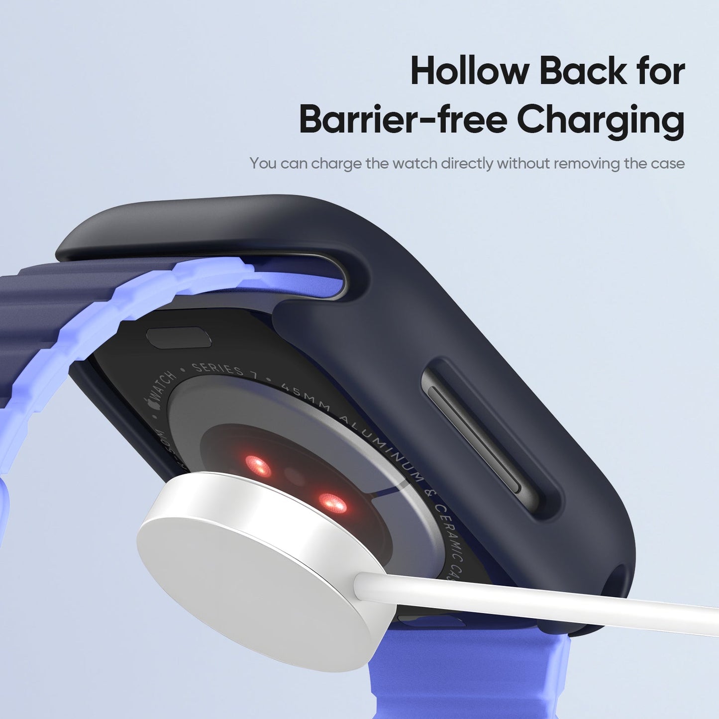 For Apple Watch Series 10 46mm Case DUX DUCIS Bamo Series Watch Cover Shockproof Smartwatch Protector - Midnight Green