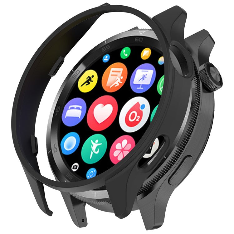 For Xiaomi Watch S4 / S4 eSIM Version Protective Case Hollow Hard PC Watch Cover - Black
