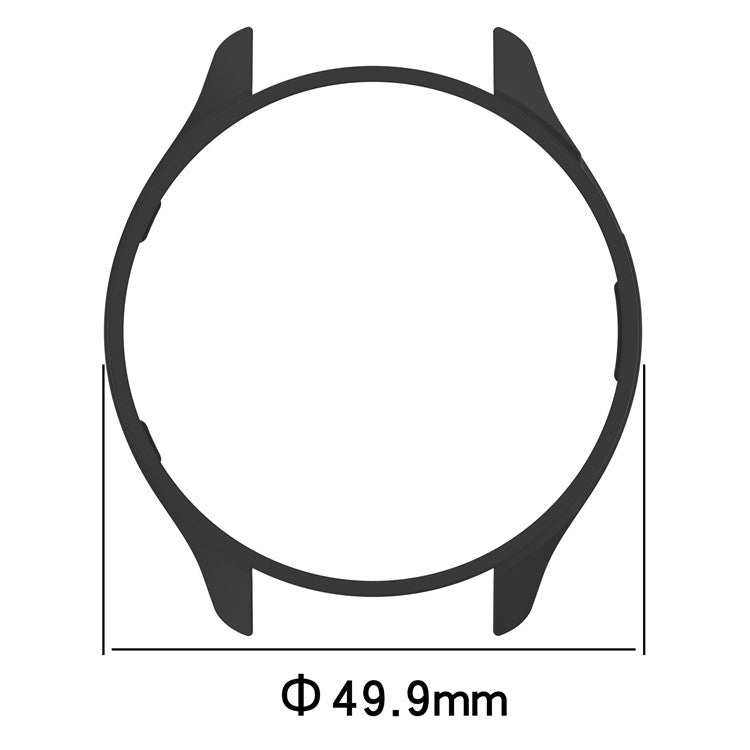 For Xiaomi Watch S4 / S4 eSIM Version Protective Case Hollow Hard PC Watch Cover - Black