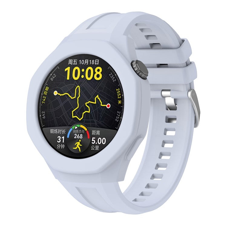 For Huawei Watch GT 5 Pro 46mm Watch Case Soft Silicone Watch Cover - Baby Blue