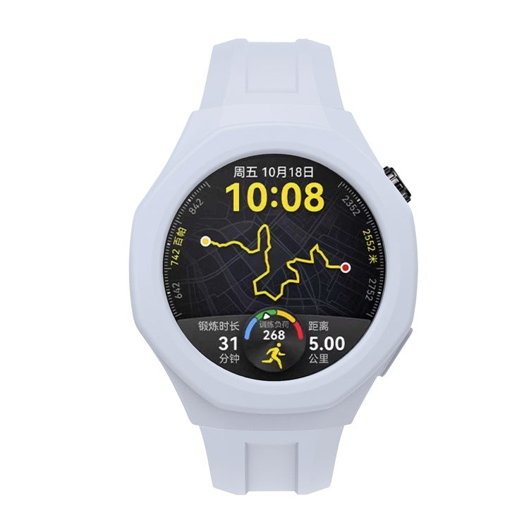 For Huawei Watch GT 5 Pro 46mm Watch Case Soft Silicone Watch Cover - Baby Blue