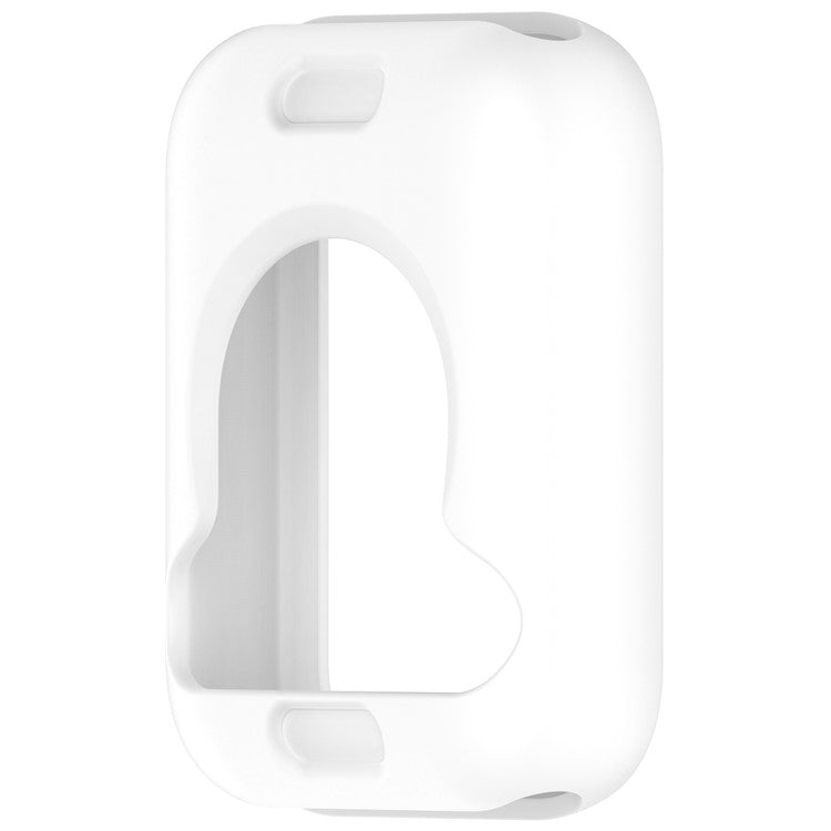 For Xiaomi Smart Band 9 Pro Case Soft Silicone Protective Frame Cover - White