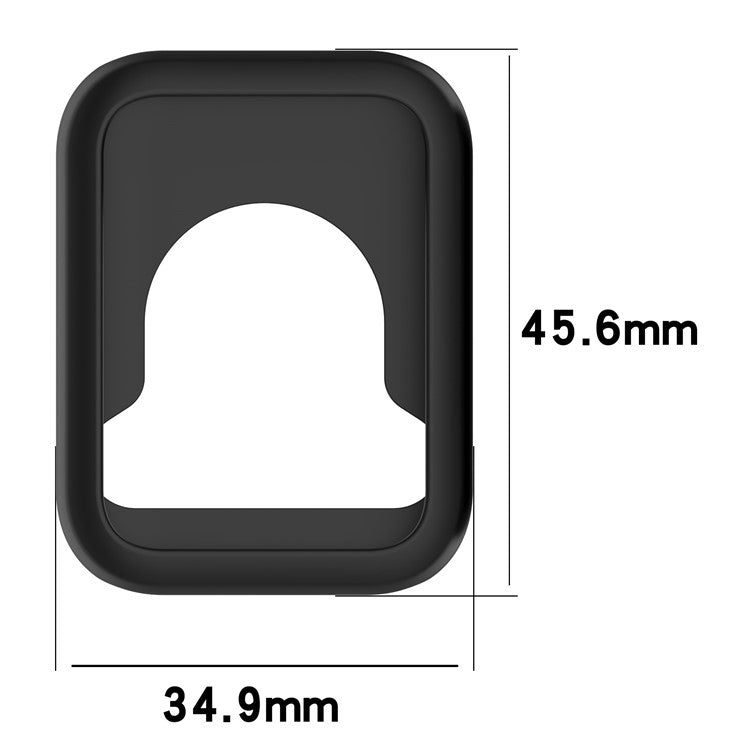 For Xiaomi Smart Band 9 Pro Case Soft Silicone Protective Frame Cover - White