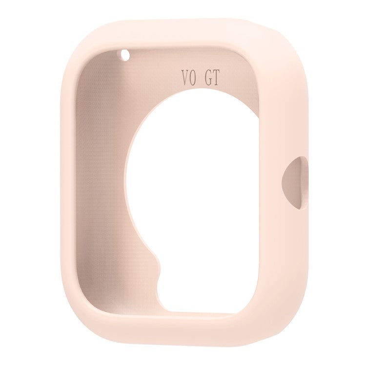 For vivo iQOO Watch GT / Watch GT Watch Case Soft Silicone Hollow Watch Frame Cover - Light Pink