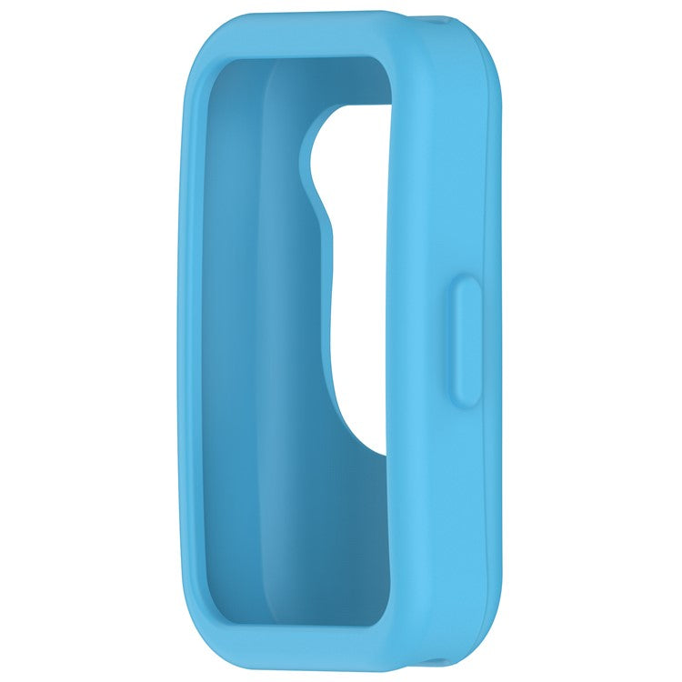 For Huawei Band 9 / Band 8 Watch Case Soft Silicone Hollow Watch Frame Cover - Sky Blue