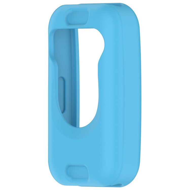 For Huawei Band 9 / Band 8 Watch Case Soft Silicone Hollow Watch Frame Cover - Sky Blue