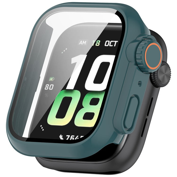 For Honor Watch 5 PC Tempered Glass Integrated Watch Case Full Coverage Protector - Green