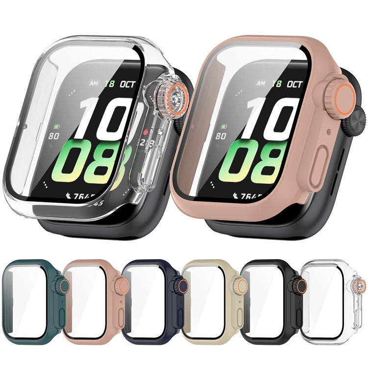 For Honor Watch 5 PC Tempered Glass Integrated Watch Case Full Coverage Protector - Green