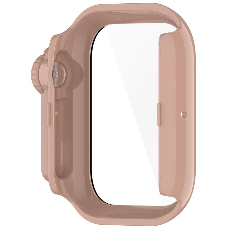 For Honor Watch 5 PC Tempered Glass Integrated Watch Case Full Coverage Protector - Pink