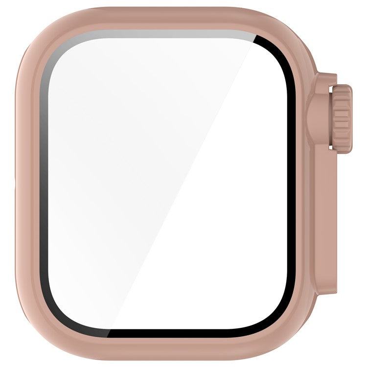 For Honor Watch 5 PC Tempered Glass Integrated Watch Case Full Coverage Protector - Pink