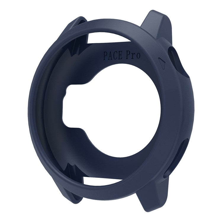 For Coros Pace Pro Watch Case Soft Silicone Hollow Watch Frame Cover - Dark Blue