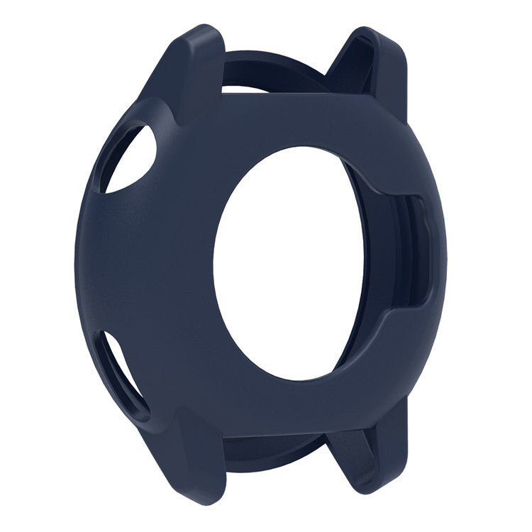 For Coros Pace Pro Watch Case Soft Silicone Hollow Watch Frame Cover - Dark Blue