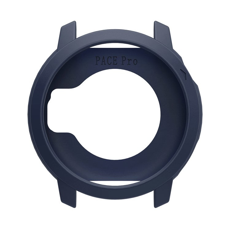For Coros Pace Pro Watch Case Soft Silicone Hollow Watch Frame Cover - Dark Blue