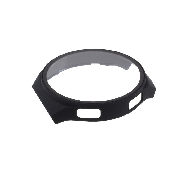Fuel Injection PC Case Frame Tempered Glass Protector Shell for Huawei Watch GT 2e - Black
