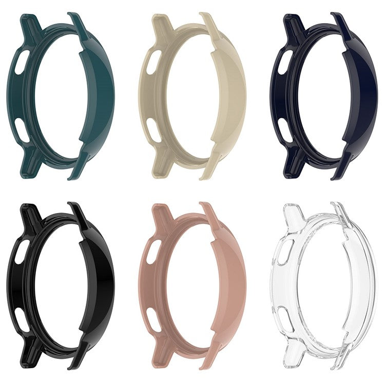 For Garmin Vivoactive 5 PC Protective Case Smartwatch Hollow Design Scratch Resistant Wear Resistant - Dark Blue