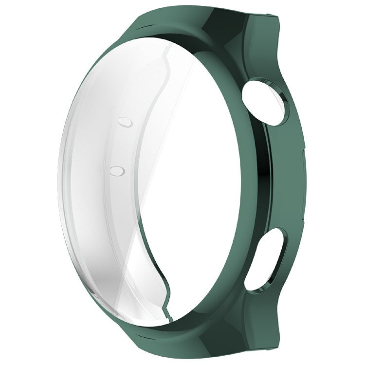 For Huawei Watch 4 TPU Watch Case Full Coverage Electroplating Protective Cover - Green