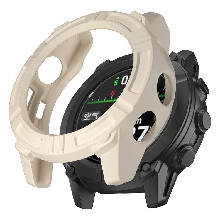 For Garmin Descent G2 Anti Scratch Protective Case Rugged Armor TPU Shell Watch Cover - Starlight