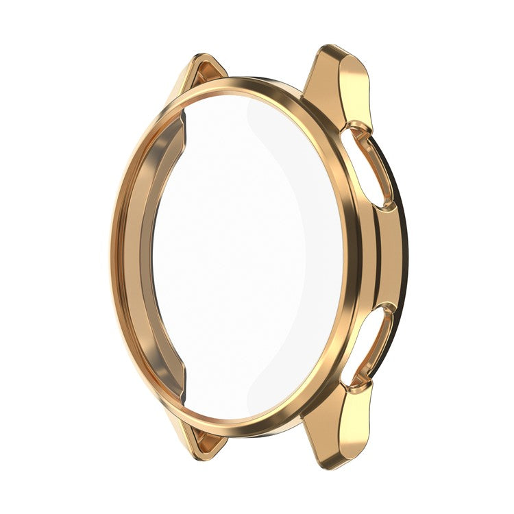 For Garmin Approach S50 Watch Case Electroplating Full Wrapped TPU Cover - Rose Gold