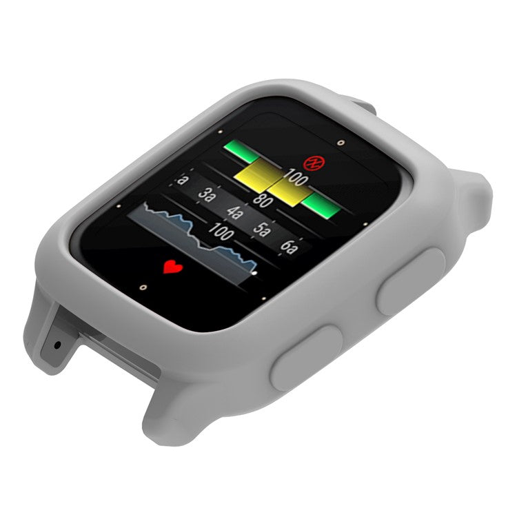 For Garmin Venu Sq 2 Anti Scratch Protective Case Silicone Watch Cover - Grey