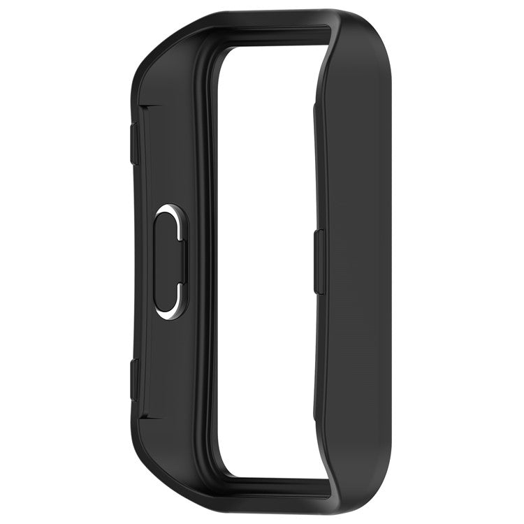 Watch Case For Huawei Band 10 NFC  /  10  /  9 NFC  /  9  /  8 NFC  /  8 Half-Wrapped Hollow Hard PC Protective Cover - Black  /  Green
