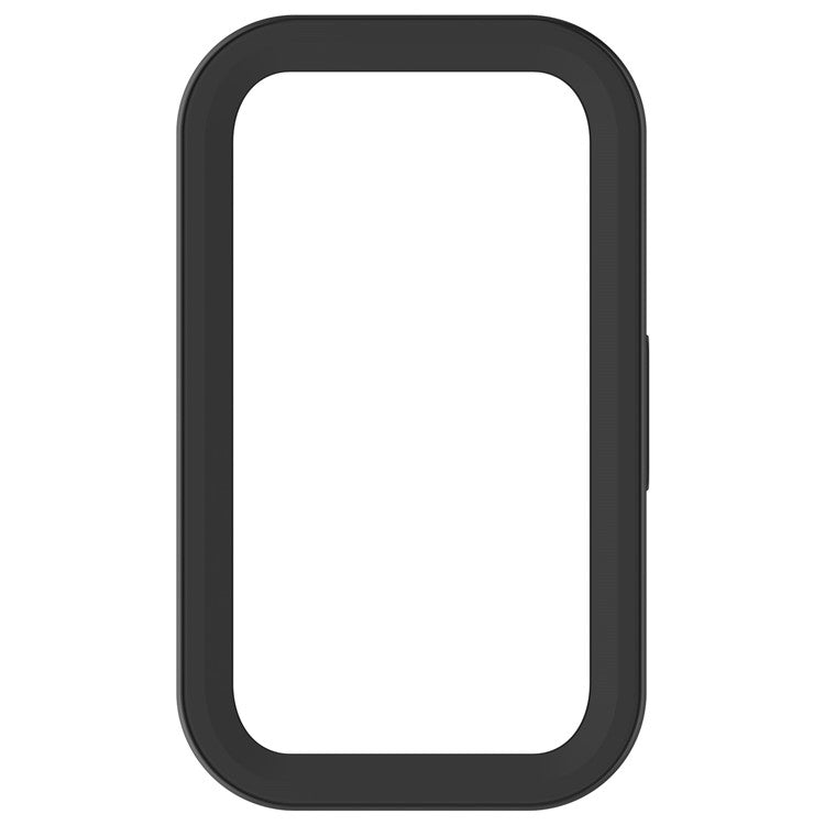 Watch Case For Huawei Band 10 NFC  /  10  /  9 NFC  /  9  /  8 NFC  /  8 Half-Wrapped Hollow Hard PC Protective Cover - Black  /  Green