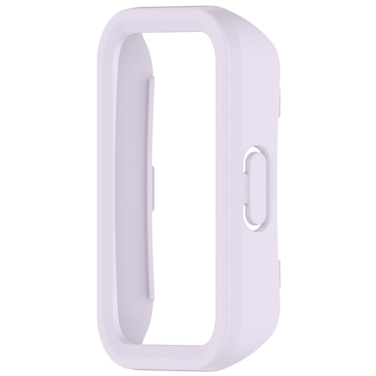 Watch Case For Huawei Band 10 NFC  /  10  /  9 NFC  /  9  /  8 NFC  /  8 Half-Wrapped Hollow Hard PC Protective Cover - Purple