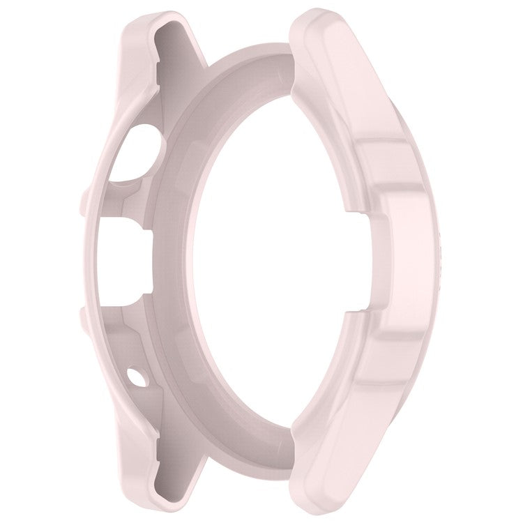 For TicWatch Atlas TPU Watch Case Hollow Shockproof Bumper Frame - Pink