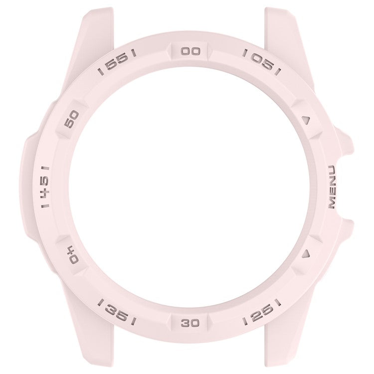 For TicWatch Atlas TPU Watch Case Hollow Shockproof Bumper Frame - Pink