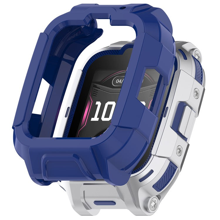 For Honor Whizkid 2 Pro Kids Smartwatch TPU Watch Case Hollow Design Watch Protective Cover - Blue