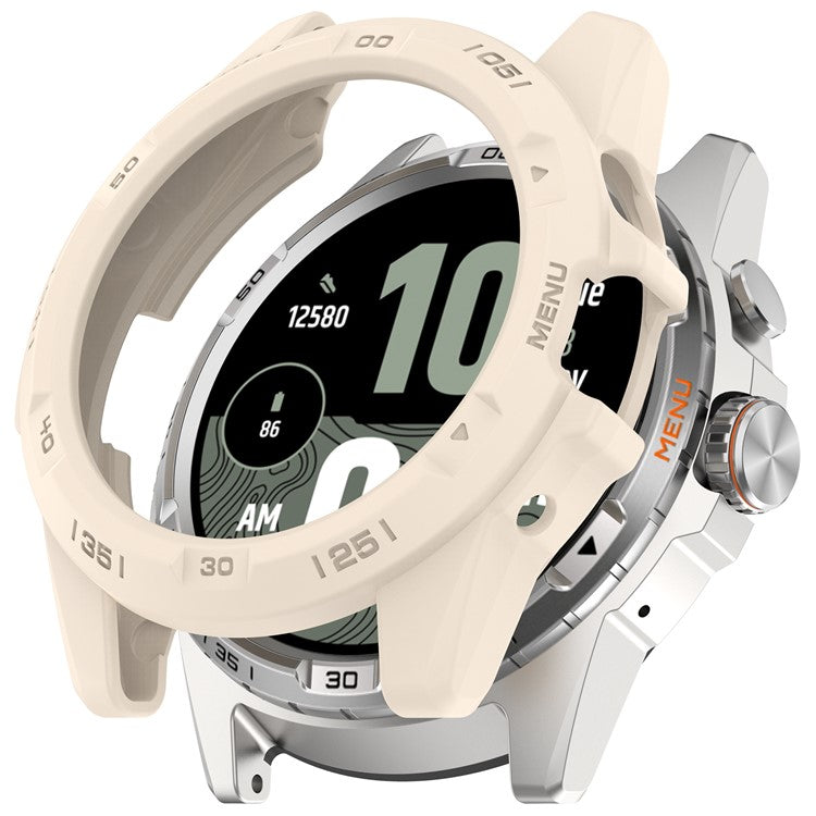 For TicWatch Atlas TPU Protective Case Hollow Design Shockproof Watch Cover - Starlight