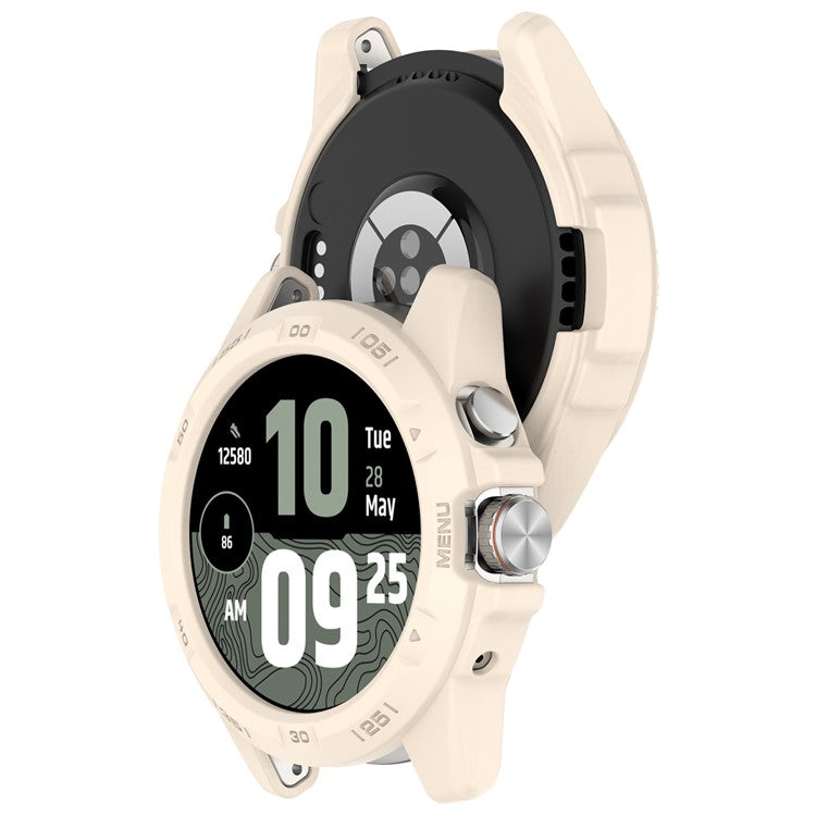 For TicWatch Atlas TPU Protective Case Hollow Design Shockproof Watch Cover - Starlight