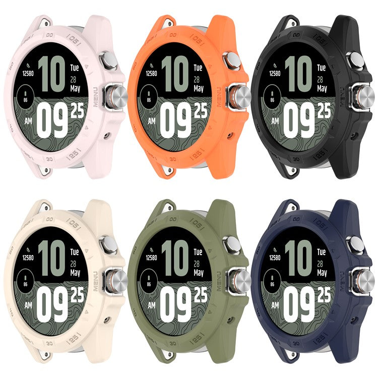 For TicWatch Atlas TPU Protective Case Hollow Design Shockproof Watch Cover - Starlight