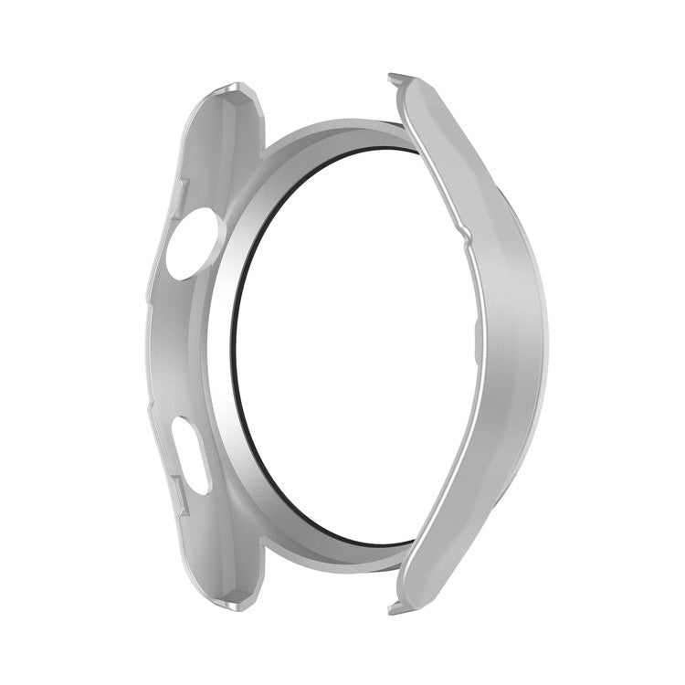 For Huawei Watch 3 Pro Full Coverage PC Protective Cover with Tempered Glass Hard Screen Protector - Silver