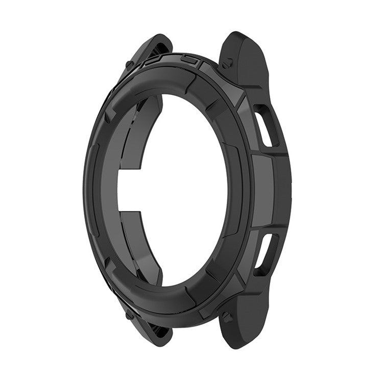Smart Watch Protective Frame Case with Rotatable Bezel Ring for Samsung Galaxy Watch4 Classic 46mm - Black