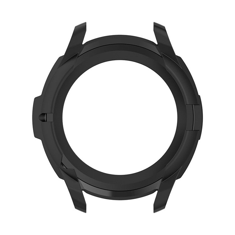 Smart Watch Protective Frame Case with Rotatable Bezel Ring for Samsung Galaxy Watch4 Classic 46mm - Black