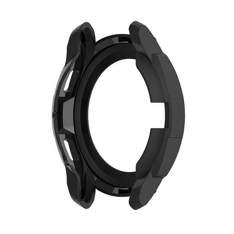 Smart Watch Protective Frame Case with Rotatable Bezel Ring for Samsung Galaxy Watch4 Classic 46mm - Black