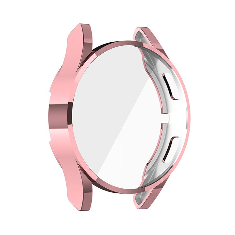 Electroplating TPU Smart Watch Protective Case Protector for Samsung Galaxy Watch4 40mm SM-R860 - Pink