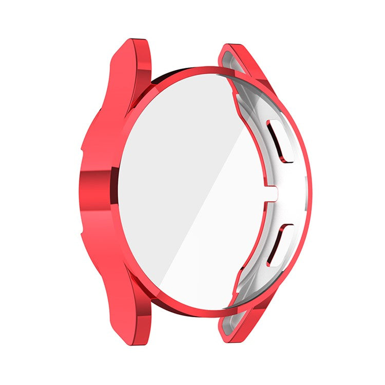 Electroplating TPU Smart Watch Protective Case Protector for Samsung Galaxy Watch4 40mm SM-R860 - Red