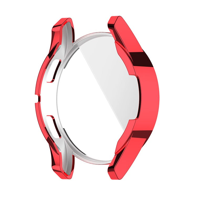 Electroplating TPU Smart Watch Protective Case Protector for Samsung Galaxy Watch4 40mm SM-R860 - Red