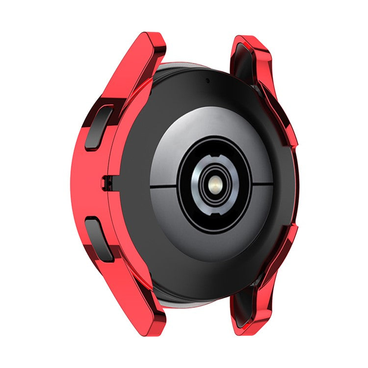 Electroplating TPU Smart Watch Protective Case Protector for Samsung Galaxy Watch4 40mm SM-R860 - Red