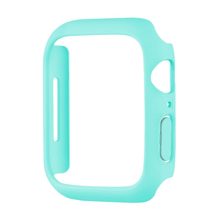Hard PC Rubberized Watch Case Frame Cover for Apple Watch Series 9 / 8 / 7 41mm - Baby Blue