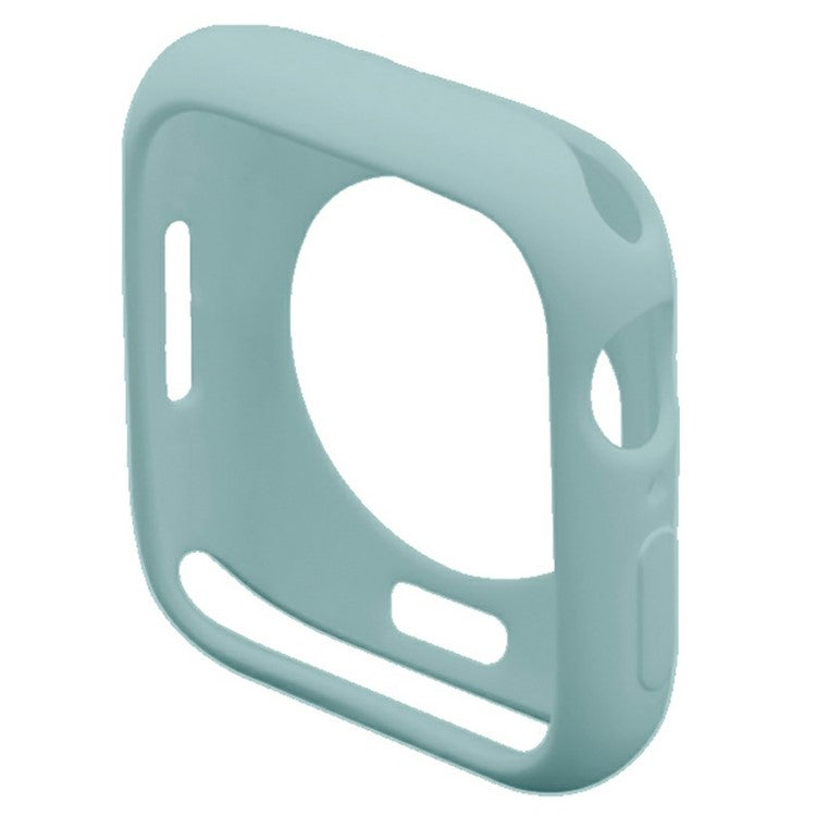 For Apple Watch Series 9 / 8 / 7 41mm Candy Color Soft TPU Smart Watch Case Frame Cover Protector - Dark Green