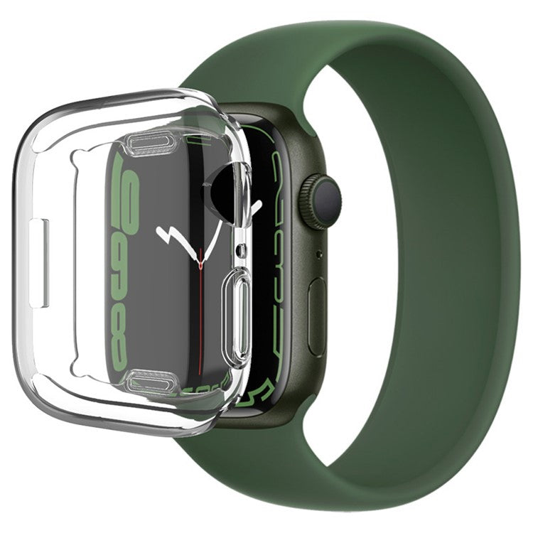 IMAK UX-3 Series Flexible TPU All-Around Anti-Scratch Protective Case for Apple Watch Series 9 / 8 / 7 41mm